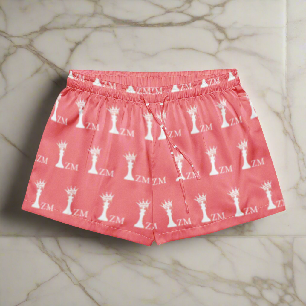 Lottery Girl Crowned IZM logo pajama shorts