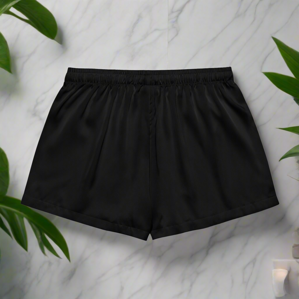 Lottery Girl logo Women’s pajama shorts