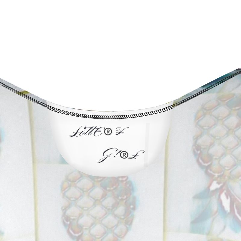 Lottery Girl : Poly Pineapple Bodycon Dress