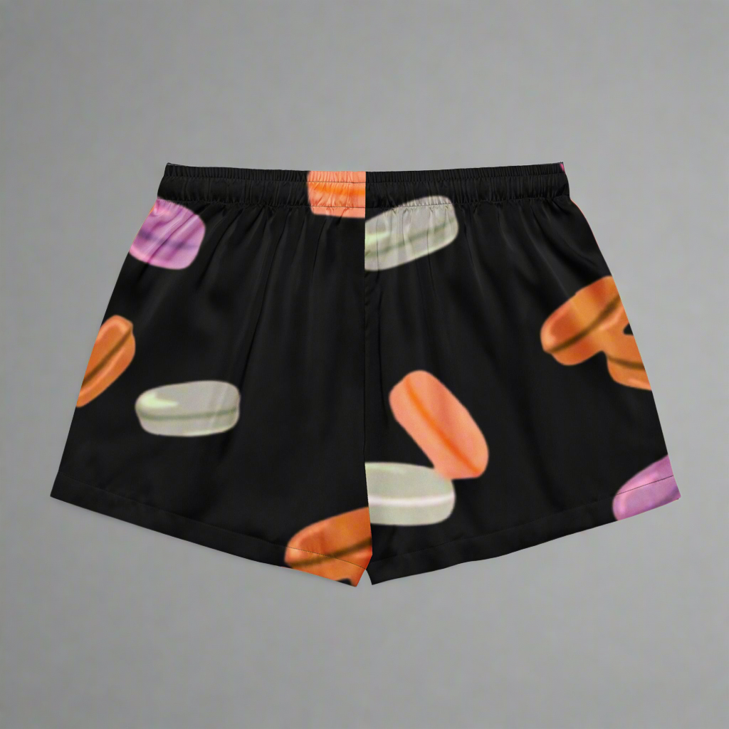 Lottery Girl logo Macarons Women’s pajama shorts