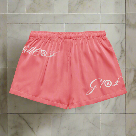 Lottery Girl Crowned IZM logo pajama shorts