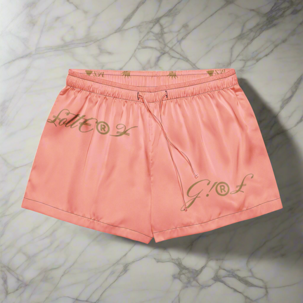 Lottery Girl Crowned IZM logo Women’s pajama shorts