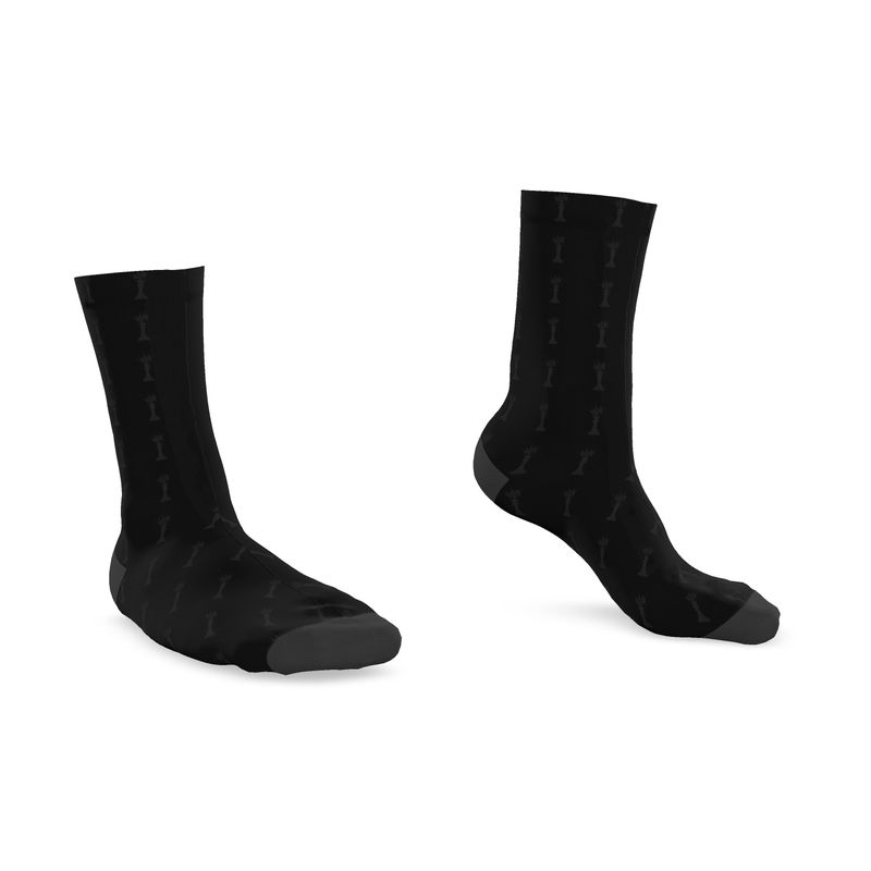I am IZM : Crowned IZM logo print socks