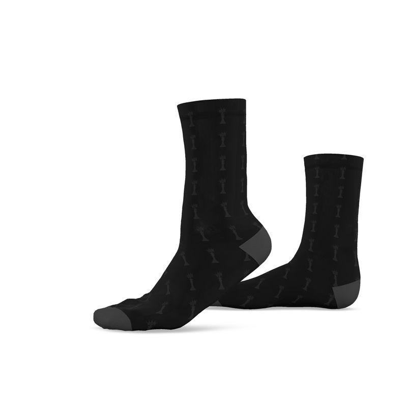 I am IZM : Crowned IZM logo print socks