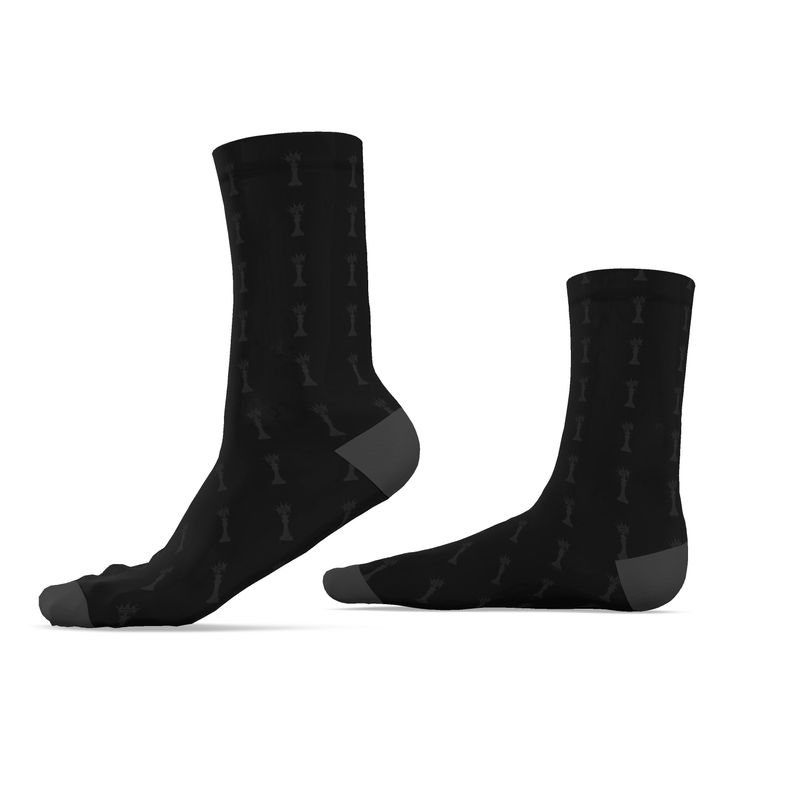 I am IZM : Crowned IZM logo print socks