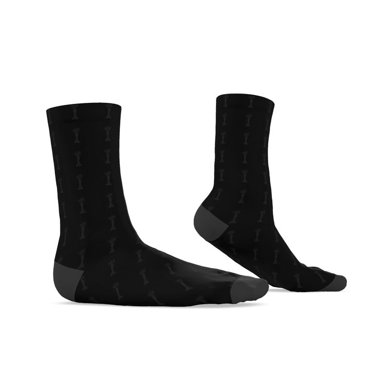 I am IZM : Crowned IZM logo print socks