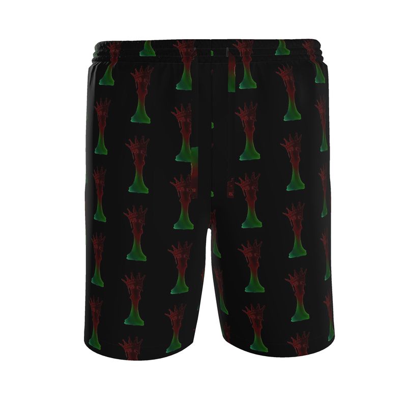 I Am IZM: Monogram logo Mens Riviera Shorts