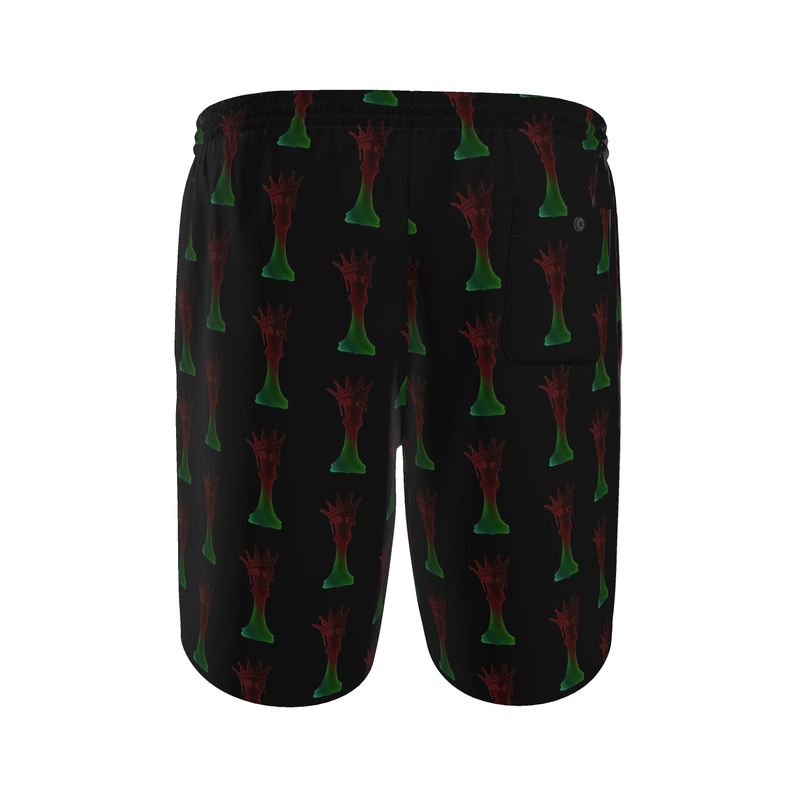 I Am IZM: Monogram logo Mens Riviera Shorts