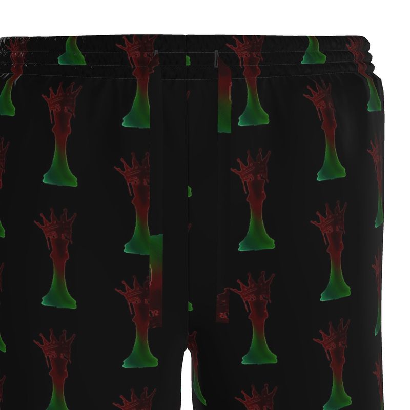 I Am IZM: Monogram logo Mens Riviera Shorts