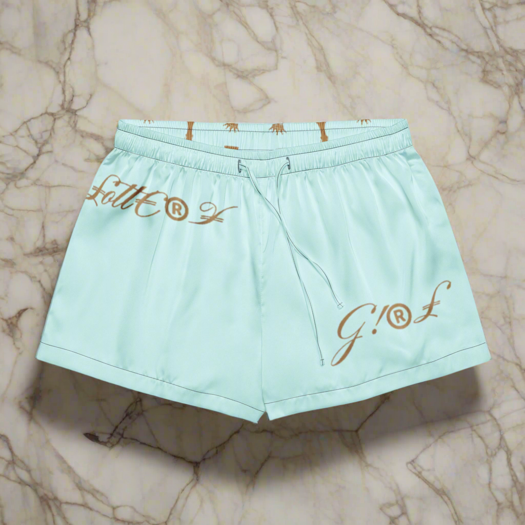 Lottery Girl Crowned IZM logo Women’s pajama shorts