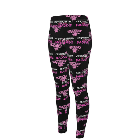 Lottery Girl: Certified Baddie High Waisted Leggings