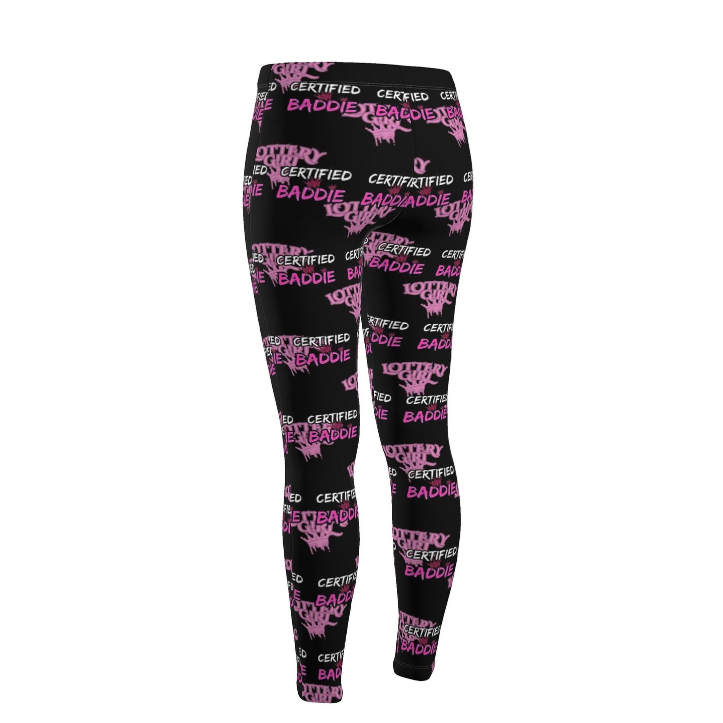 Lottery Girl: Certified Baddie High Waisted Leggings