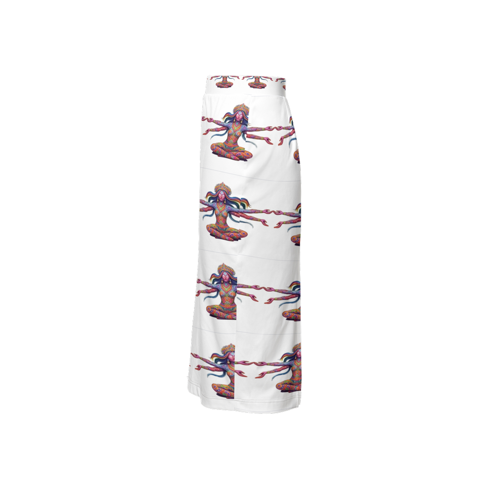 Lottery Girl : Floating Godess  Back Split Pencil Skirt