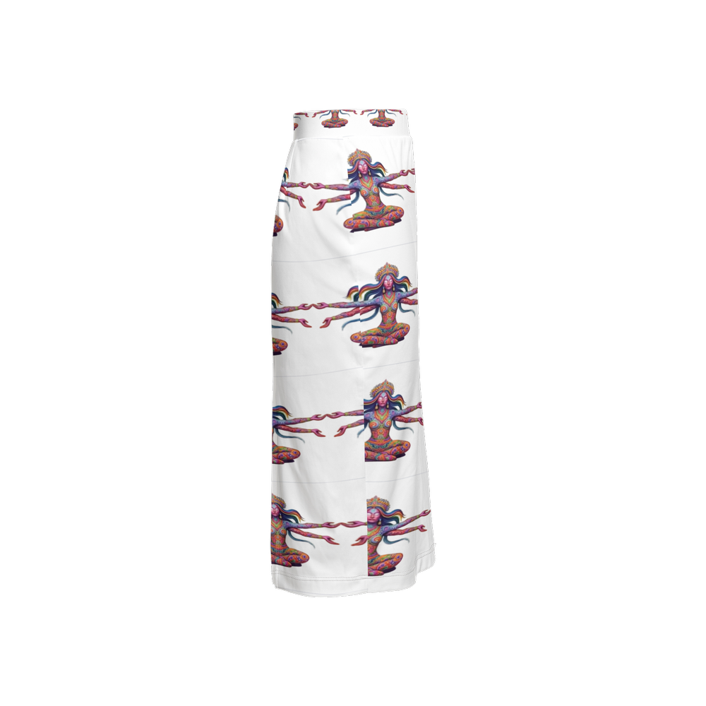 Lottery Girl : Floating Godess  Back Split Pencil Skirt