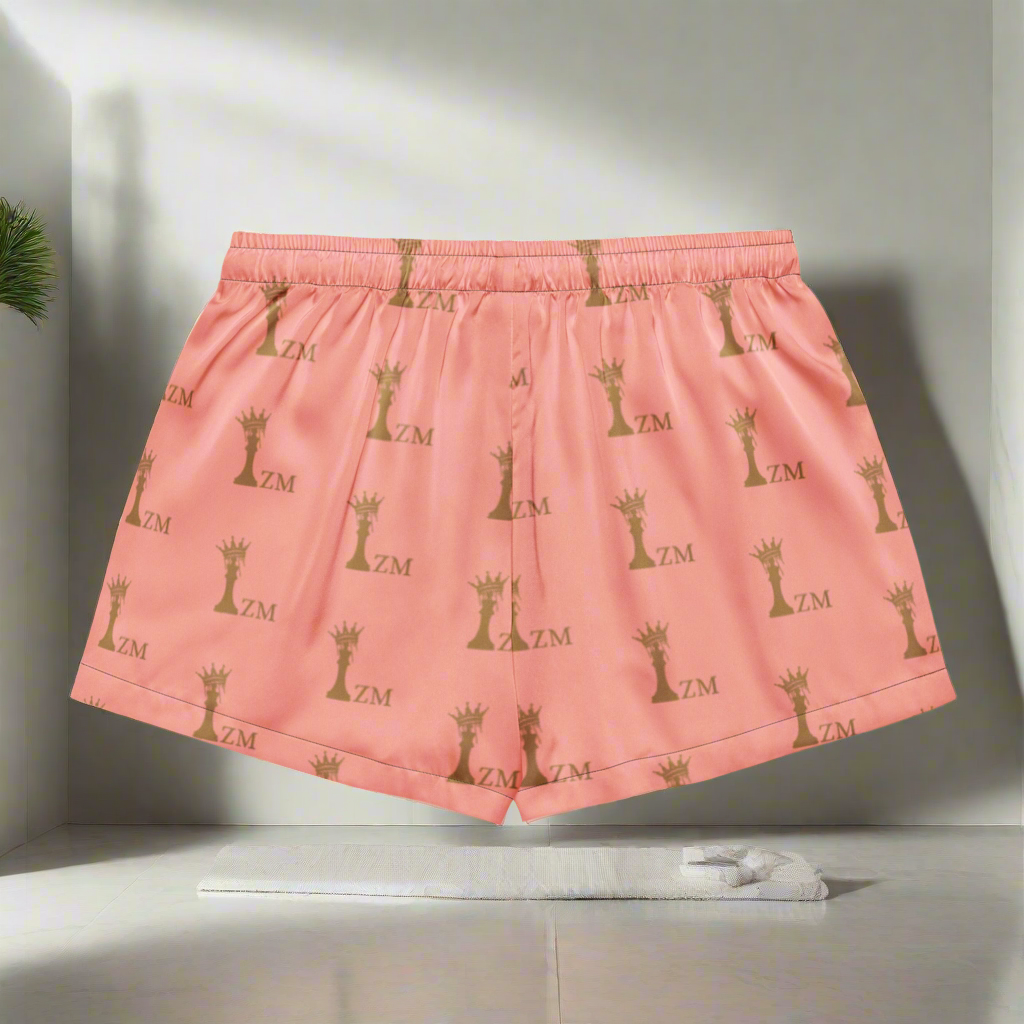 Lottery Girl Crowned IZM logo Women’s pajama shorts