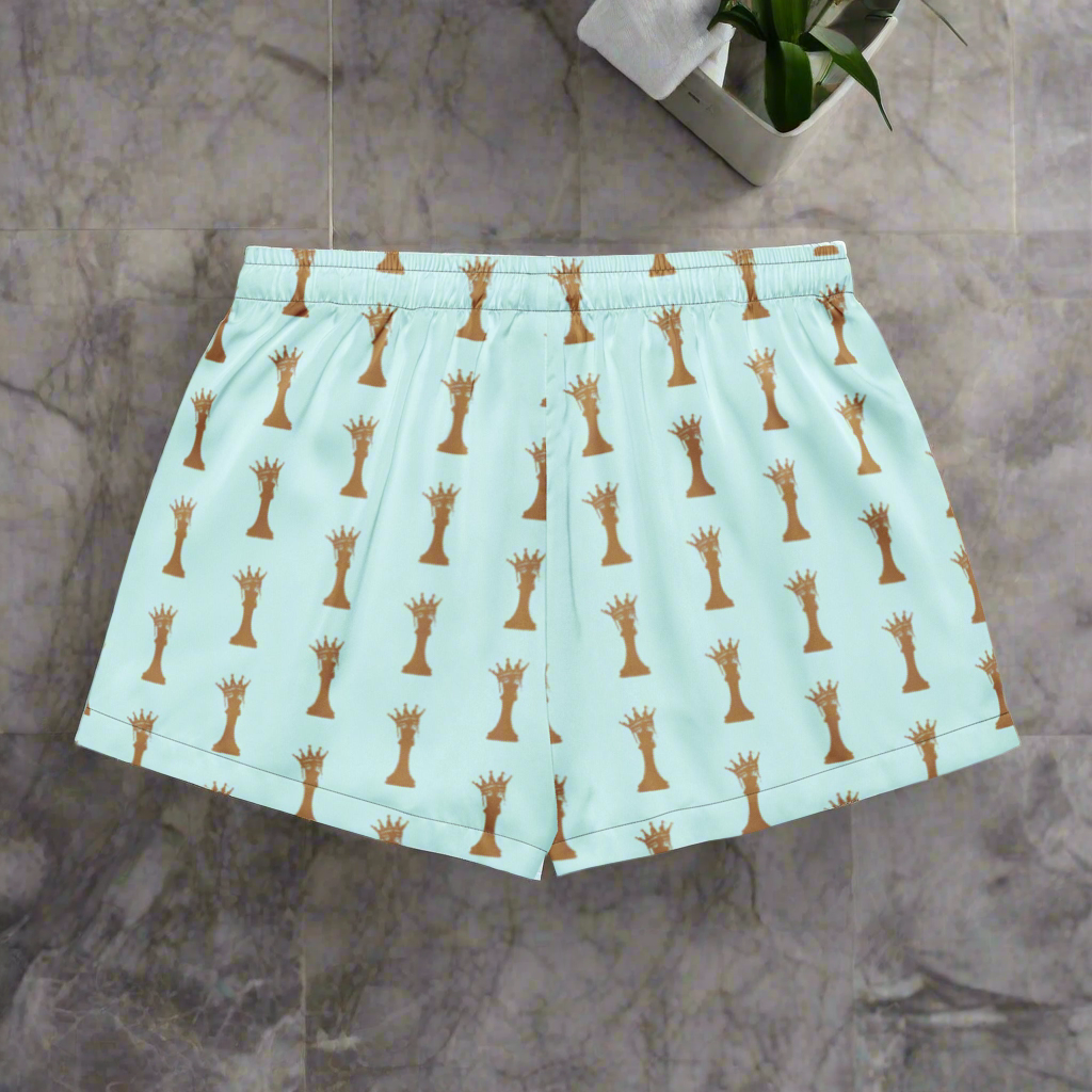 Lottery Girl Crowned IZM logo Women’s pajama shorts