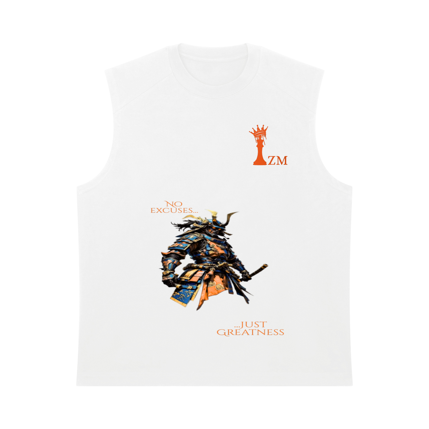 I Am IZM – No excuses Men's Tank Top | Motivational Gym Wear