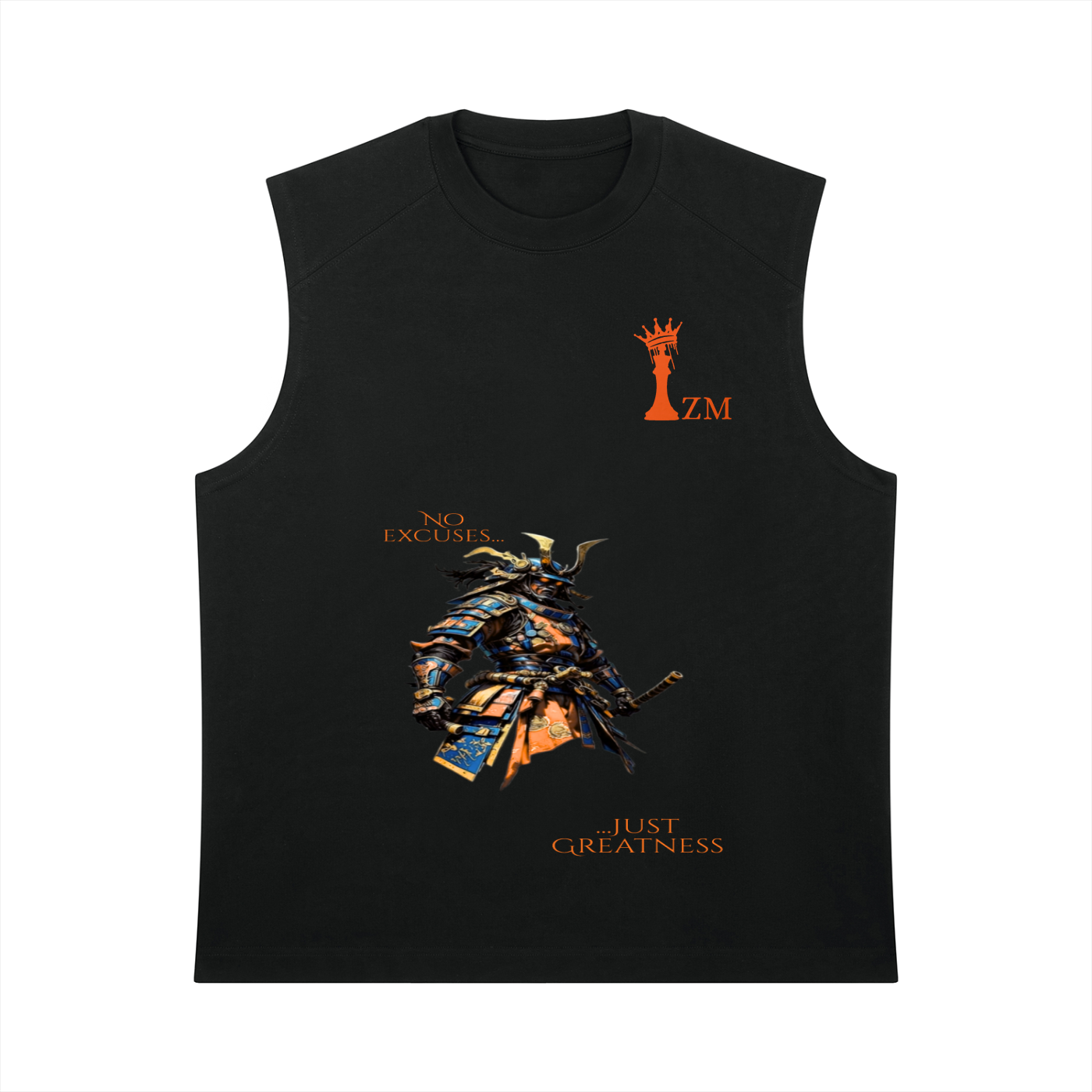 I Am IZM – No excuses Men's Tank Top | Motivational Gym Wear